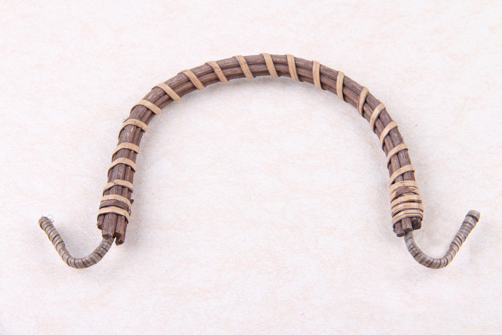 新鲤华工艺 印尼自然藤条编织茶壶把手 质朴返真提梁壶柄茶具配件