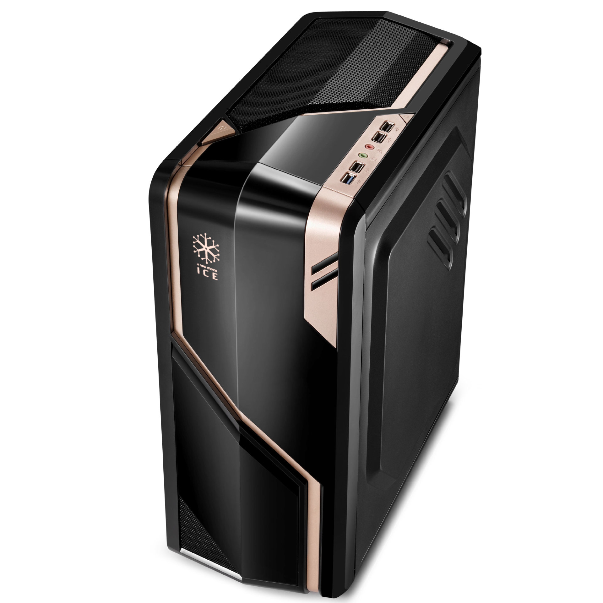 ice寒霜x电脑主机机箱台式游戏电脑机箱台式电脑机箱批发