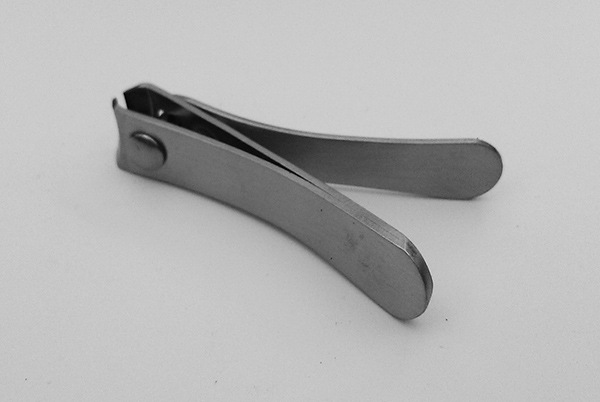 小弯指甲钳美容化妆工具不锈钢砂光弧形小号指甲钳弯嘴指甲刀