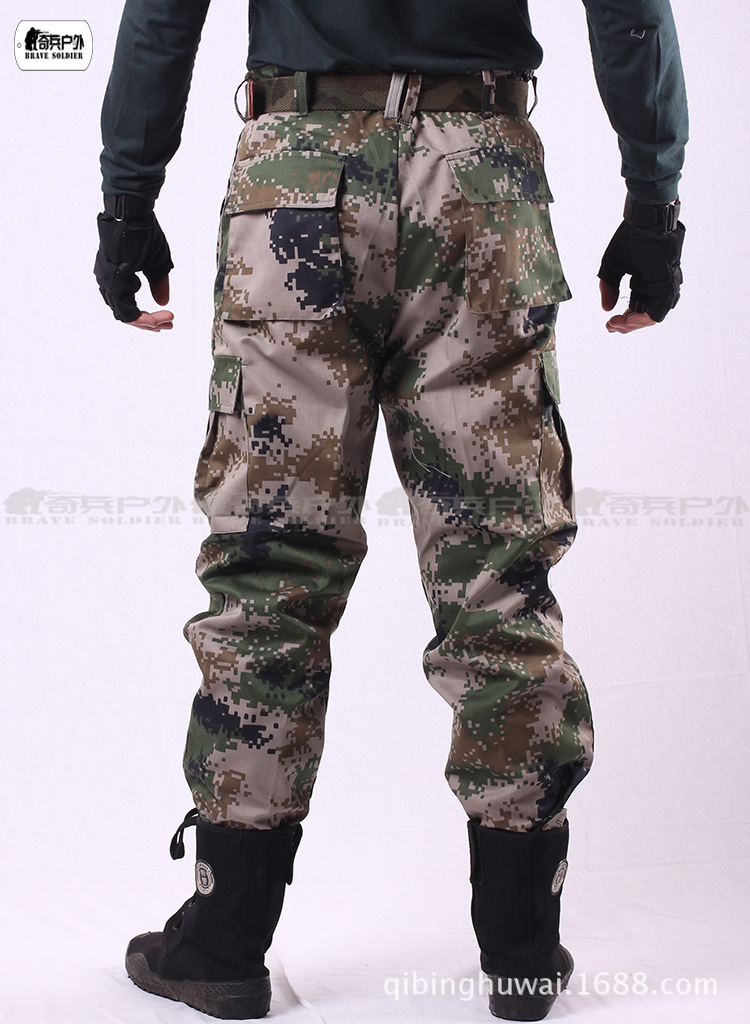 批发07绿卡裤 迷彩单裤 迷彩作训服裤子 陆夏林地迷彩裤4.