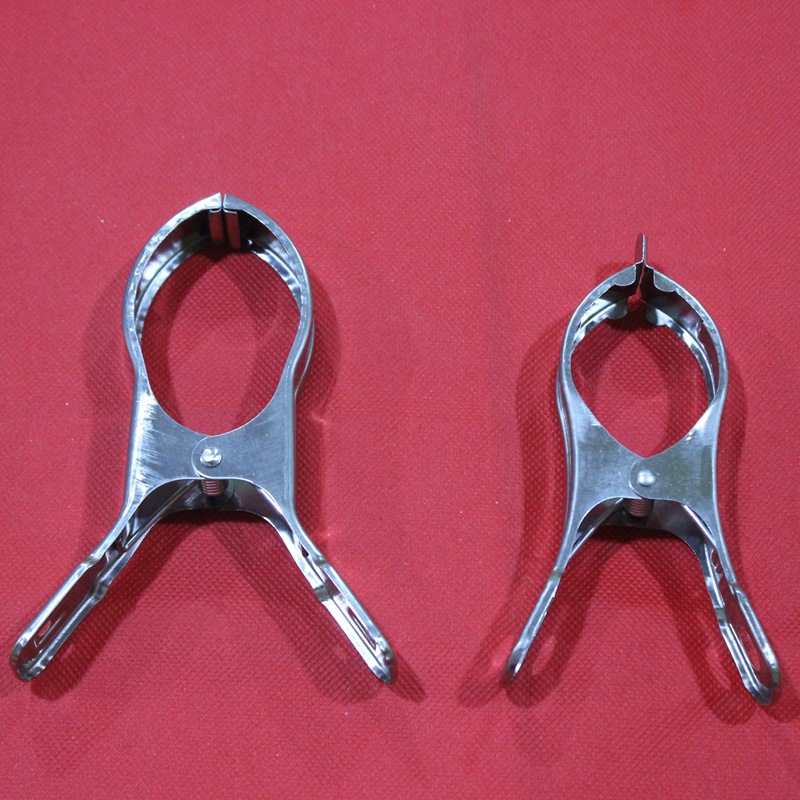 【锦麟工贸】供应优质不锈钢开口夹不锈钢被夹 特大号中小晒衣夹