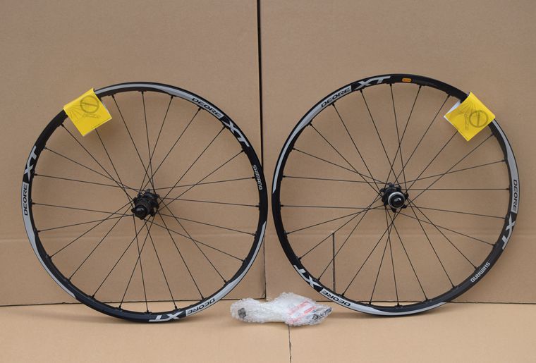 原装喜玛诺 shimano xt 26寸山地车轮组 自行车轮组