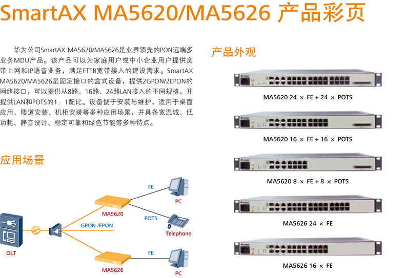 smartax ma5620-8价格/参数/图片_华为_交换机_安装通