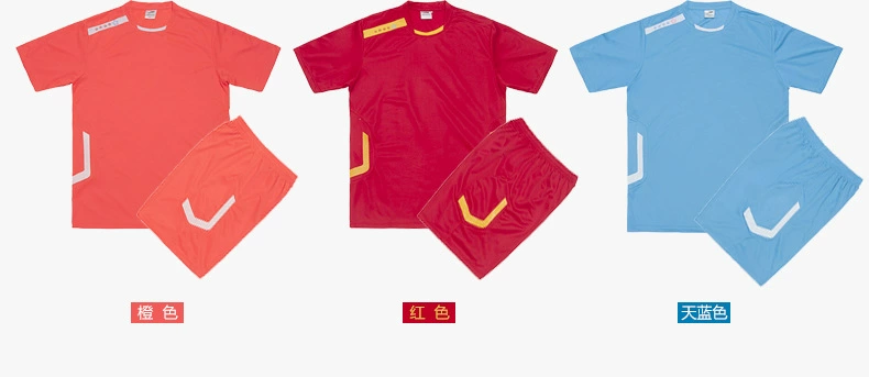 足球训练服短袖足球服光板足球服定制 足球服男短袖套装 批发