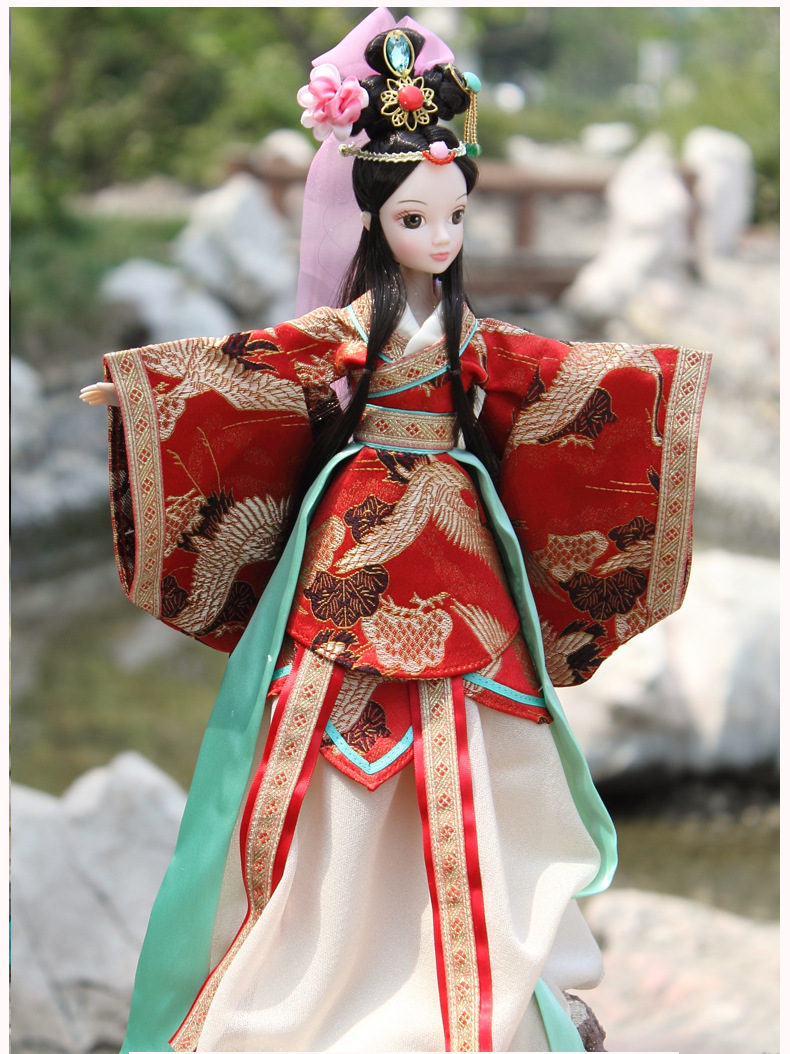 可儿娃娃9094中国神话古装巾帼不让须眉木兰传之木兰从军女儿妆