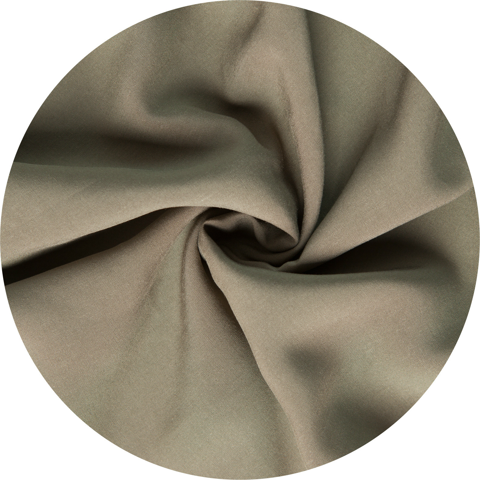 人棉府绸 柔软滑爽夏季面料 viscose rayon 服装用布 深军绿色