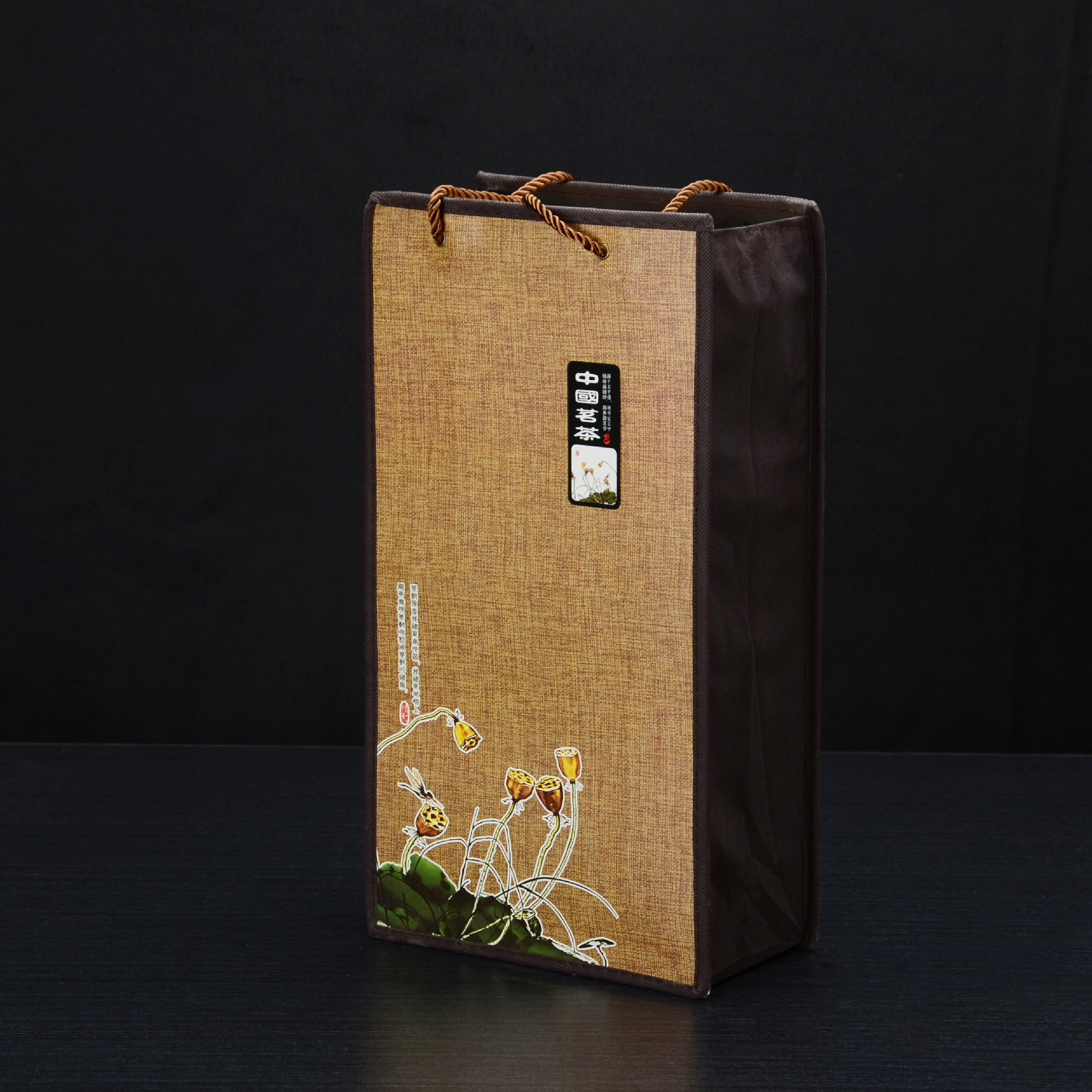 百福爱莲说木质茶叶包装 陶瓷茶叶罐 通用高档普洱陶瓷罐套装定制