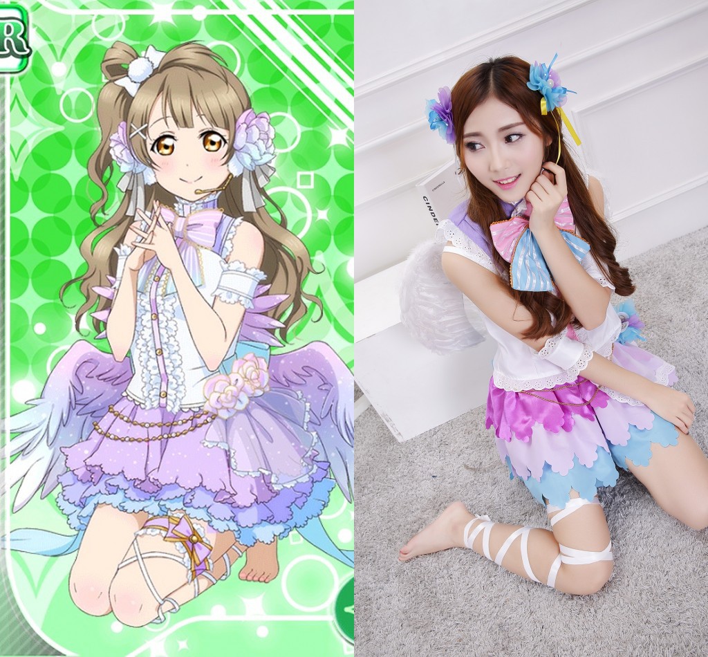 日本动漫装lovelive南小鸟cos女cosplay服装lovelive天使翅膀裙