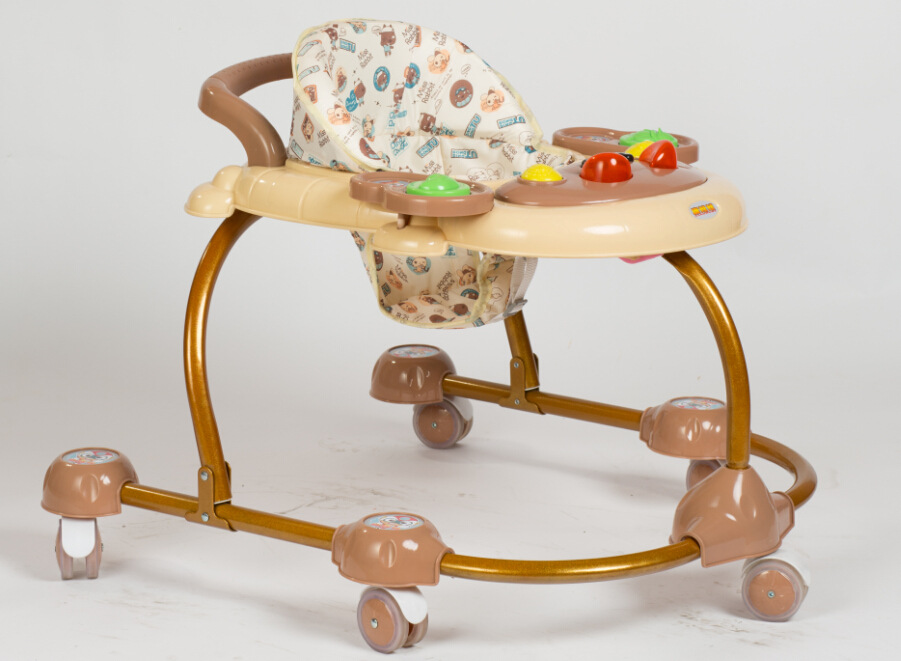 康娃娃婴儿车宝宝学步车儿童车易折叠携带防侧翻多功能音乐105-3