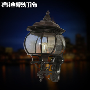 厂家批发 欧式壁灯门灯户外铝件壁灯 大门口大号装饰壁灯 lb916
