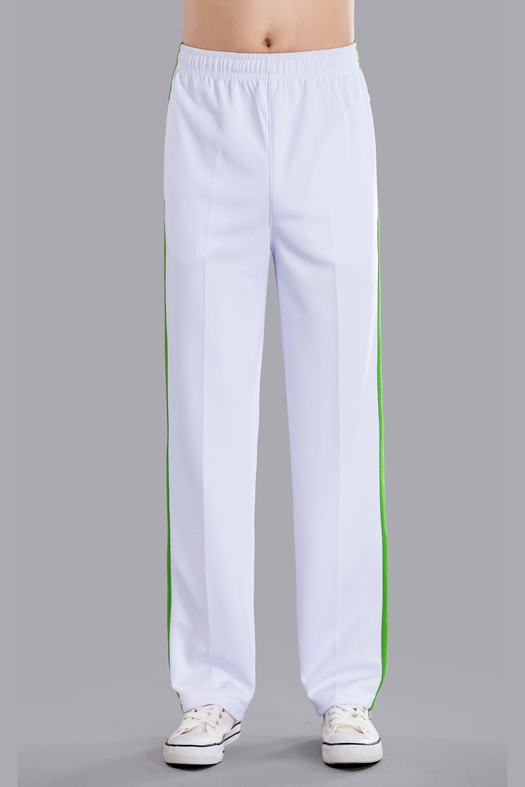 晋冠南韩丝白色运动裤女男长裤春秋夏情侣佳