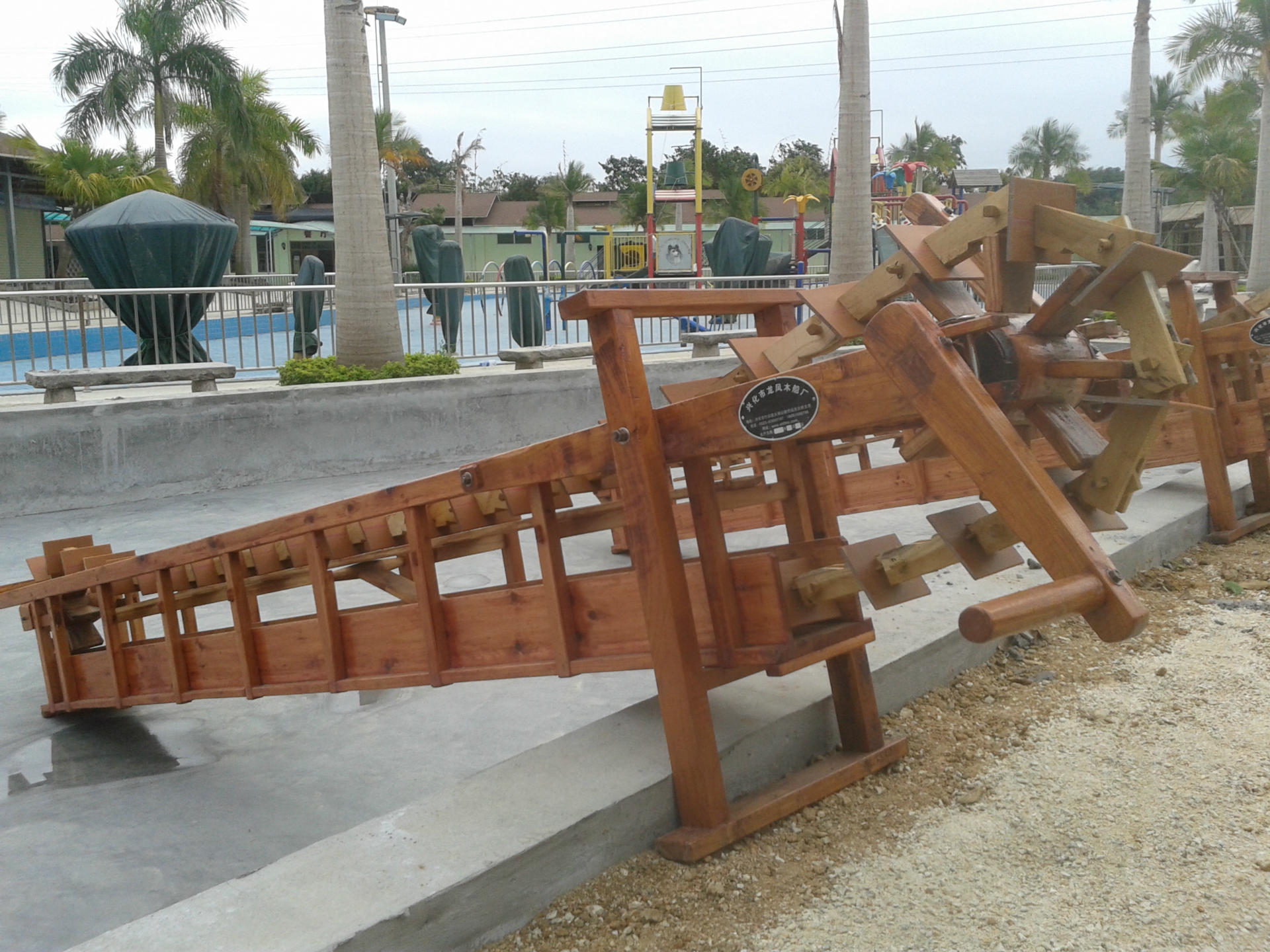 厂家直销精美园林景观水车优质民间工艺水车龙骨水车