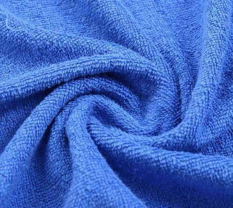 蓝色火疗巾细节