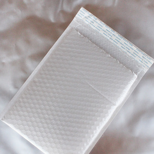 气泡膜包装袋 厂家直销优质奶白pe真空袋定制 快递防震自封袋批发