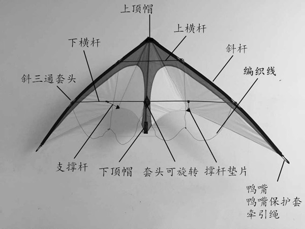 一件代发厂家直销 雨燕风筝 防撕裂伞布 庙会新奇特产品