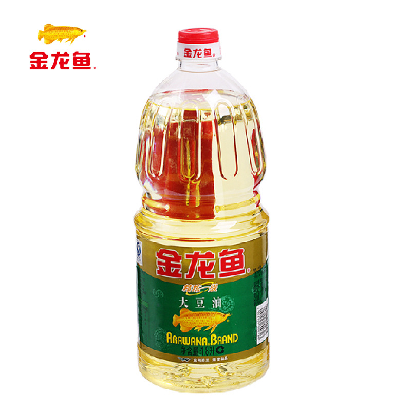 金龙鱼精炼一级大豆油1.8l 纯正大豆油食用油 家用餐饮大豆油