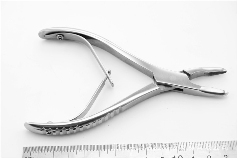 咬骨钳 双关节18cm 直 刃宽3 上海金钟手术器械