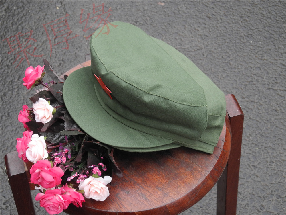 舞台表演道具红卫兵新四军八路军帽 孙俪同款女兵贝雷帽 演出服装