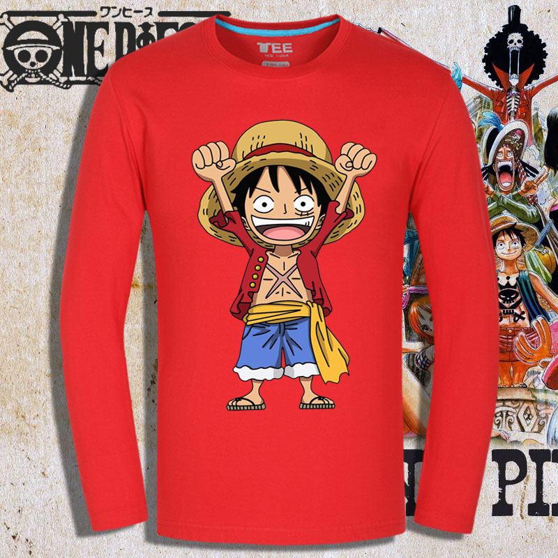 欢乐举手路飞红色