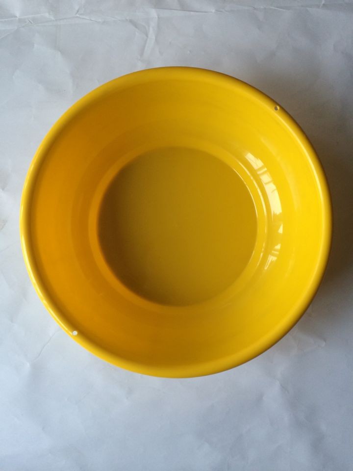 迷彩铺 正品3547黄脸盆 加厚洗脸盆 军训黄脸盆 多功能配发脸盆