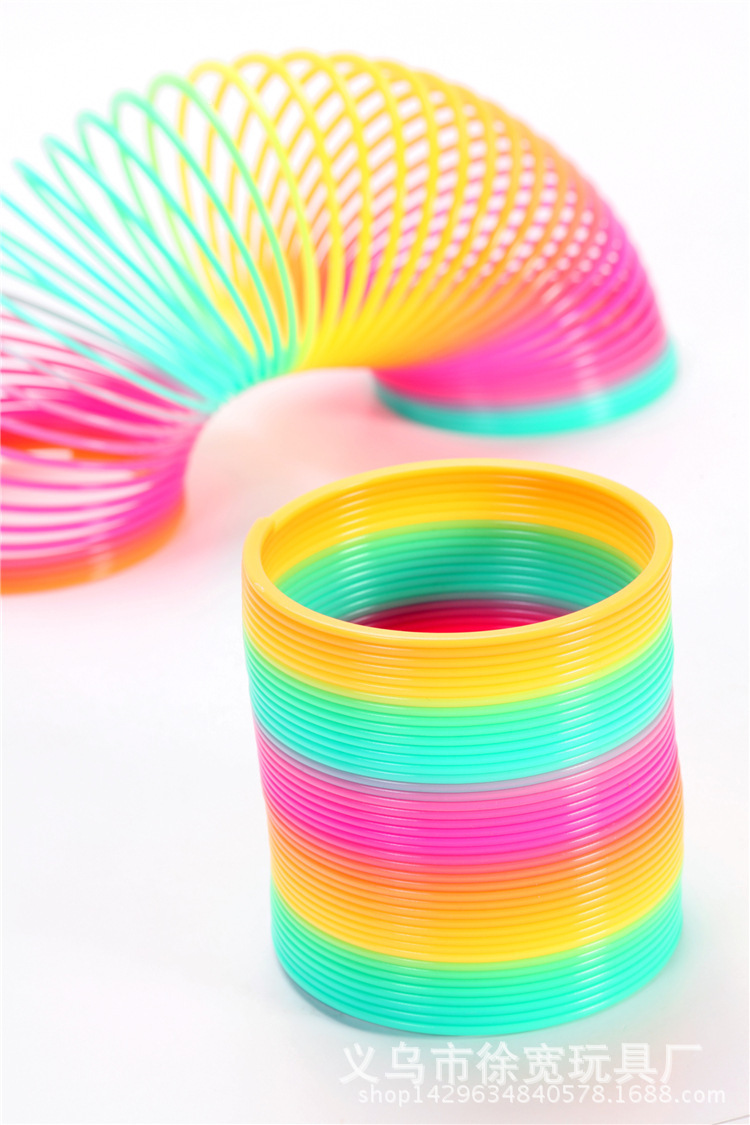 7*9彩虹圈儿童弹簧圈玩魔力
