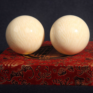 象牙象牙果保健手球 50mm老年人健身礼物健康手球保健球象牙果球
