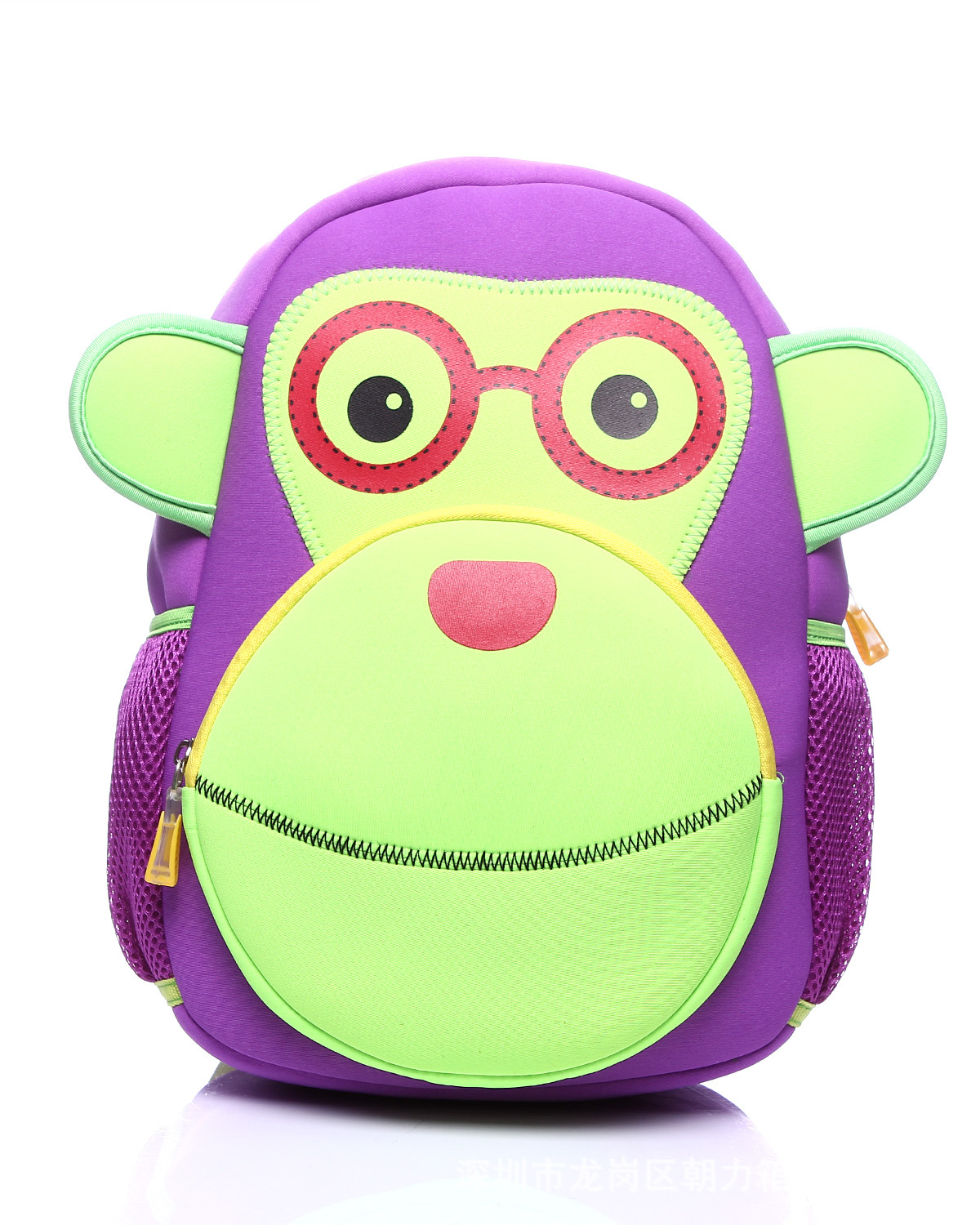 2016春季新款双肩儿童卡通可爱猴子动物书包防水减负幼儿3d背包