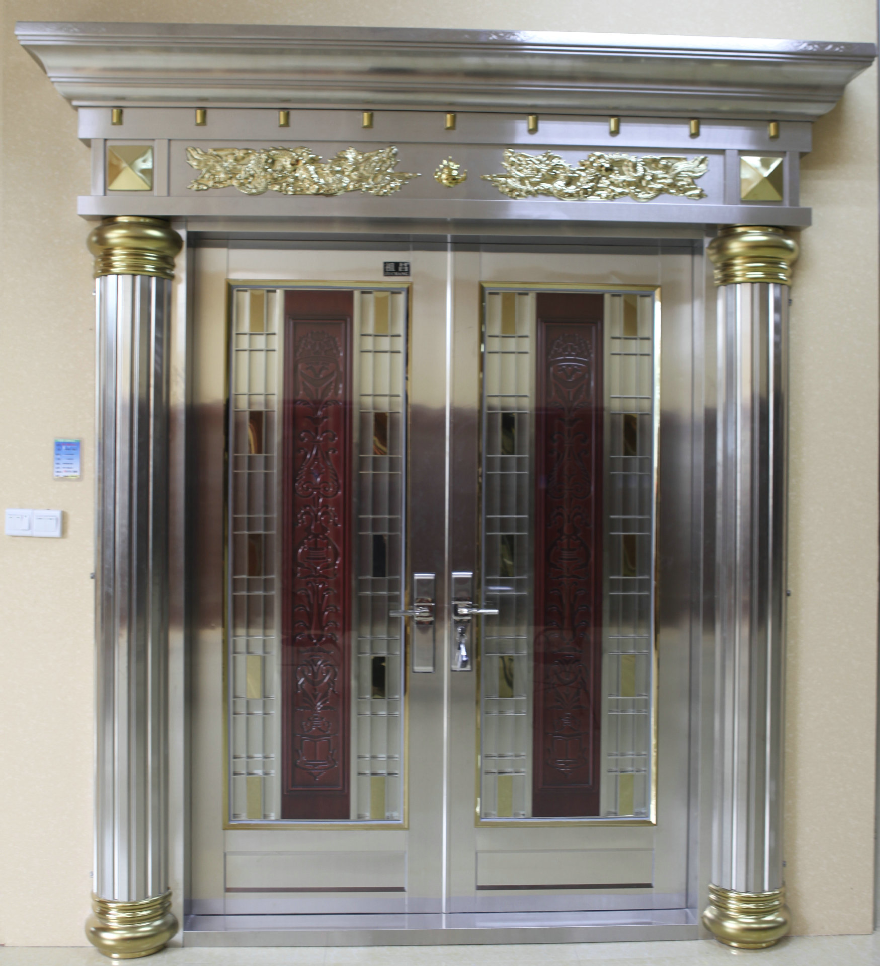 批发生产不锈钢工艺门 定制加工厂家直供应高档优质不锈钢门