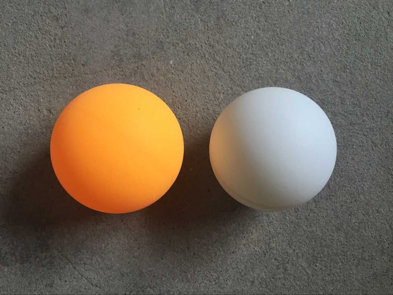 厂家直销 赛璐璐乒乓球 黄,白等多种颜色 也可加工定制