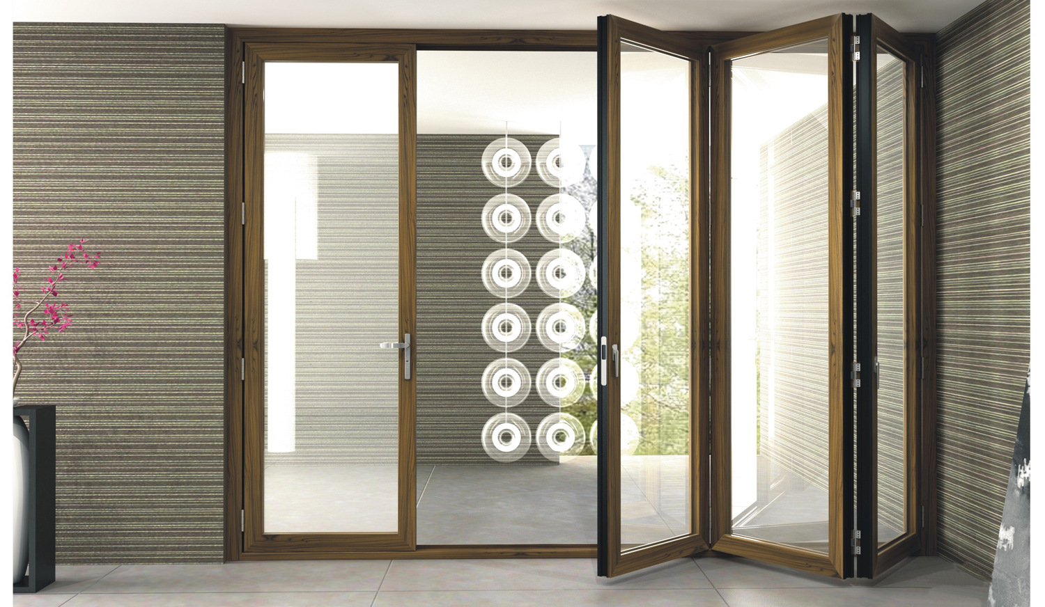 折叠窗 推拉窗 平开门 双层玻璃 产品热销中