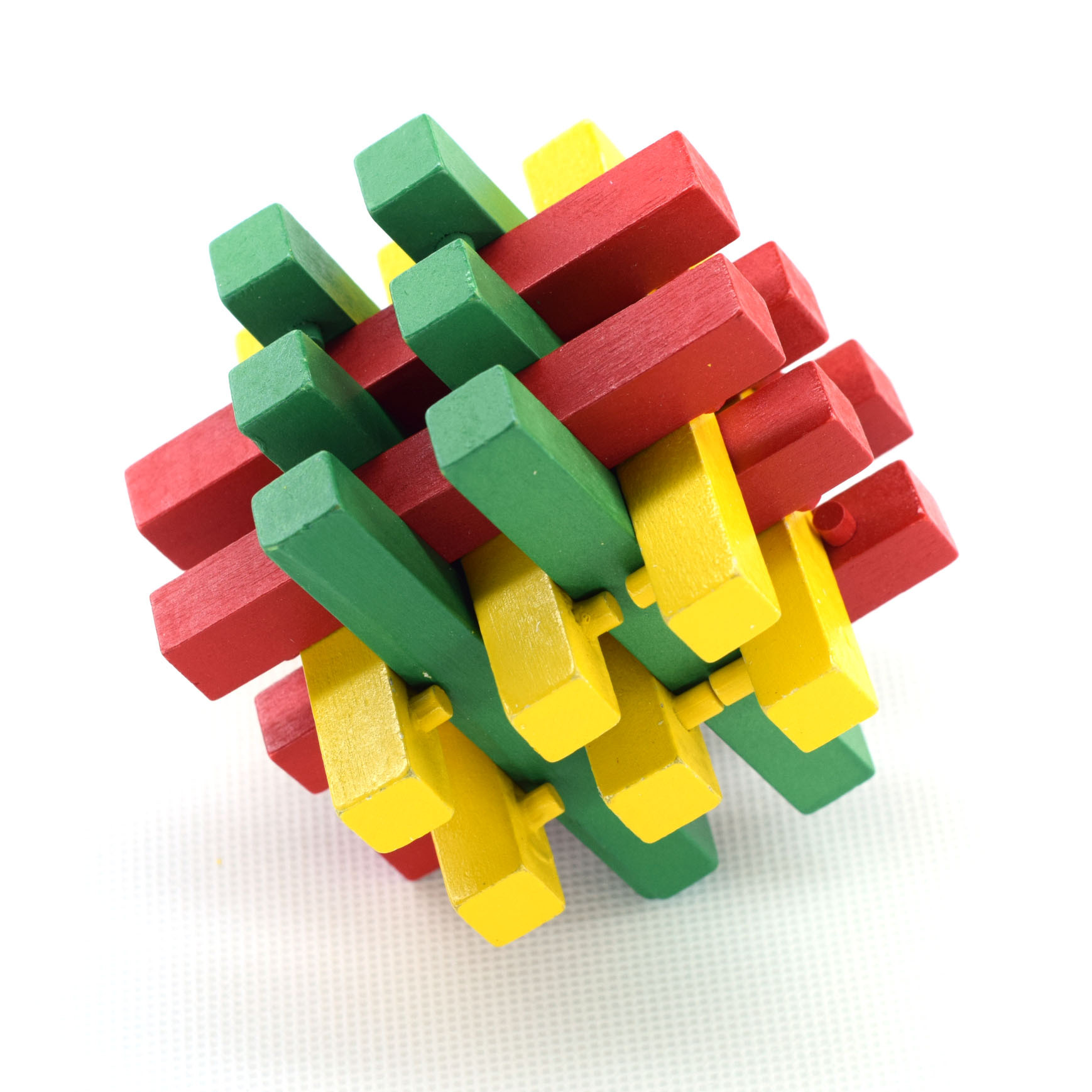 彩色十八根 孔明锁 鲁班锁解锁益智热卖地摊古典游戏