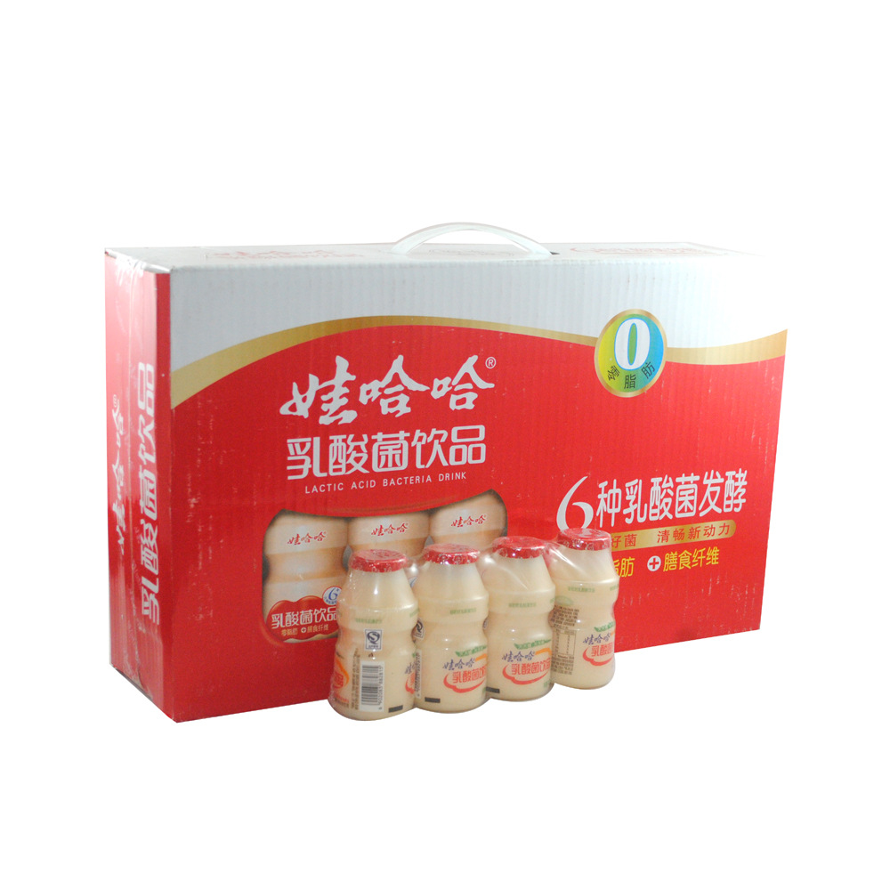 娃哈哈乳酸菌奶100ml*32瓶酸牛奶饮料零食休闲食品