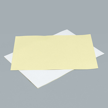 a4黄底书写纸 空白不干胶 标签贴纸 哑面 可打印办公用品-排版