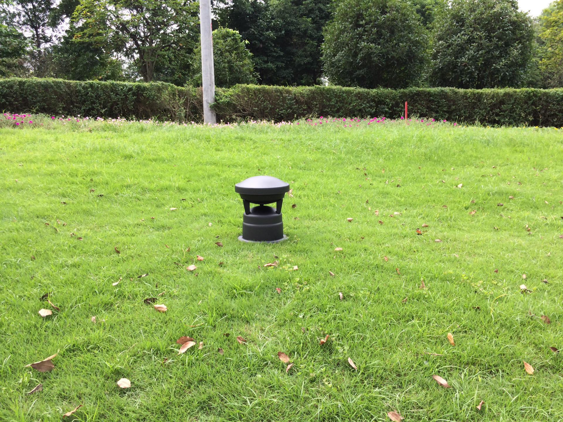 黑色防水草坪音响toa款灯塔公园户外小区园林游乐园广场背景音乐