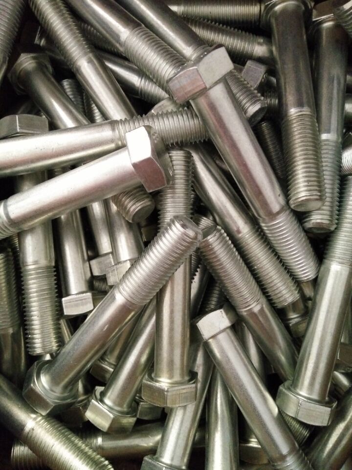 现货供应外六角螺栓镀锌发黑镀达克罗