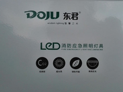 厂家批发 东君消防应急双头灯 新国标led安全出口疏散指示照明灯