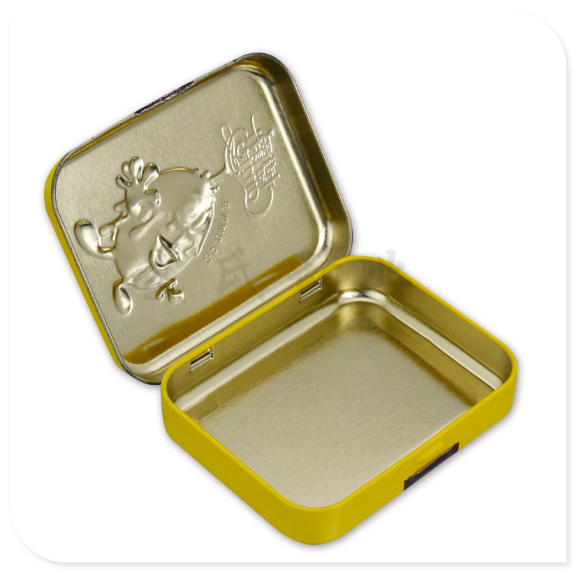 方形巧克力金属盒 精美糖果铁皮盒定做 食品包装铁盒生产厂家