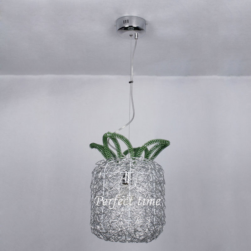 定制烤鱼店装修吊灯酒吧餐厅非标个性创意吊灯家居仿真菠萝吊灯