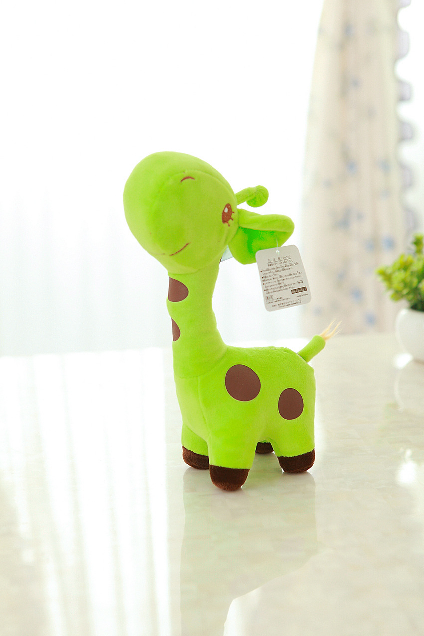 可爱长颈鹿毛绒公仔卡通布娃娃 生日礼物婚庆小礼品 特价批发