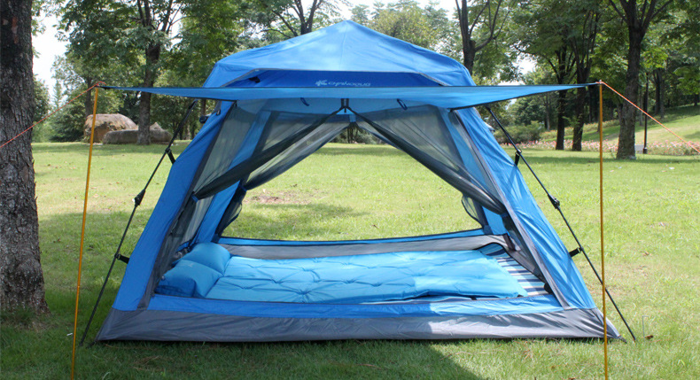 夏诺多吉 帐篷户外3-4人双人全自动帐篷