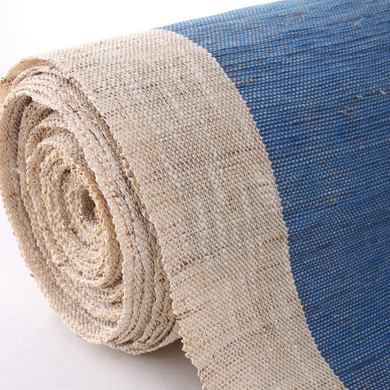 纯手工编织制作 麻布 苎麻布 茶席 桌旗布 挂帘夏布