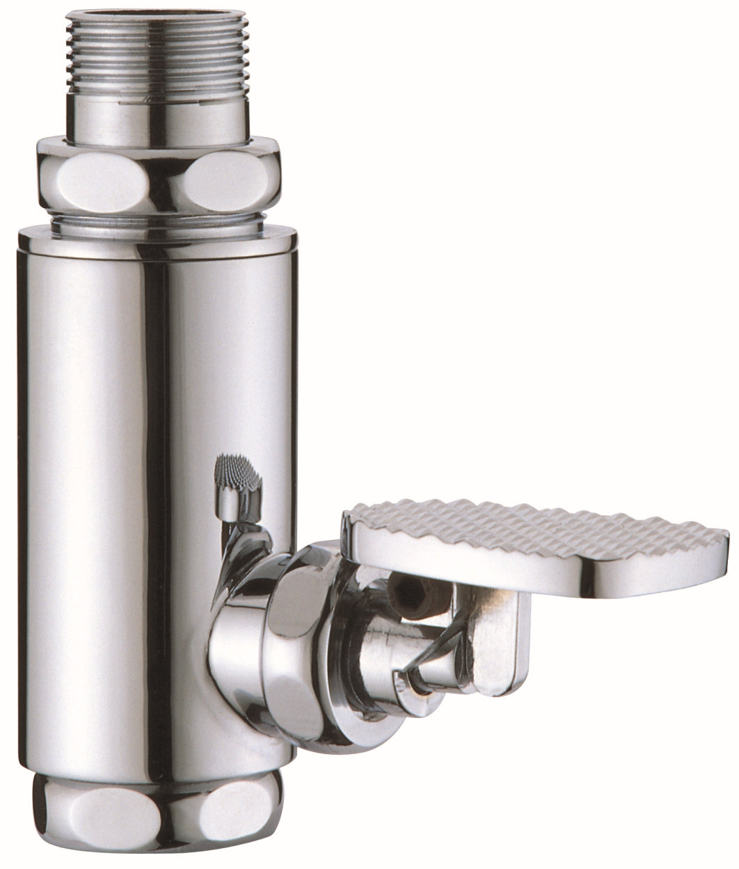 新旺 全铜电镀时尚圆柱脚踏阀 卫生间蹲便器脚踩式冲水阀 xw-301