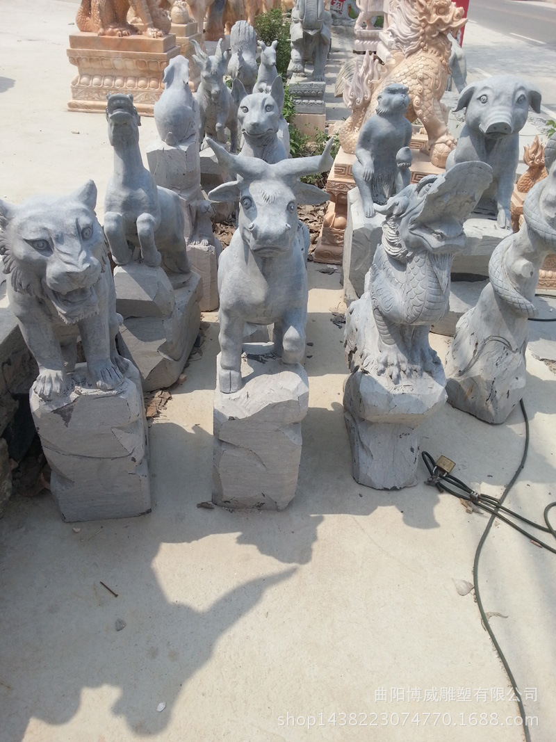 十二生肖雕刻艺术