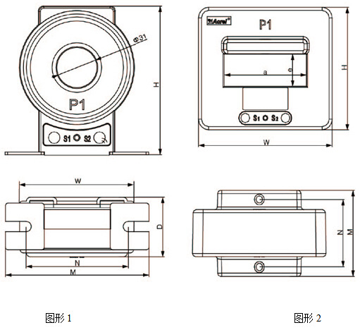 安科瑞厂家直销AKH-0.66/J系列计量型电流互感器环氧树脂加强绝缘