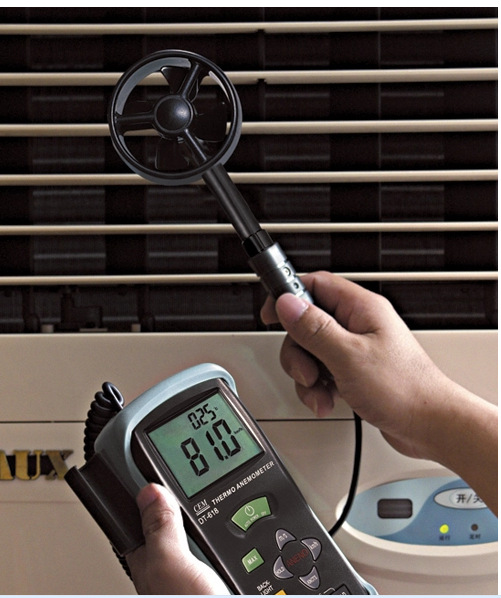 cem多功能风速仪 数显式风温风速测试仪 dt-618风速风向仪