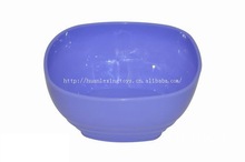 5寸方形餐具碗 现代纹塑料碗 彩虹餐碗 儿童饭碗 汤碗 家居礼品