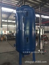 康乾牌 碳钢Q235衬胶 机械过滤器 天蓝色石英砂过滤器