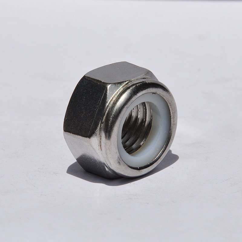 不锈钢304尼龙防松螺母din985 奥展紧固件