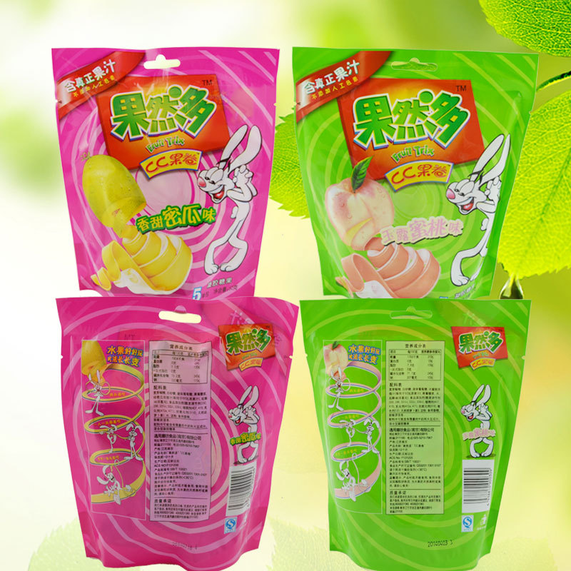 【果然多】50g双果卷 cc糖果卷口味