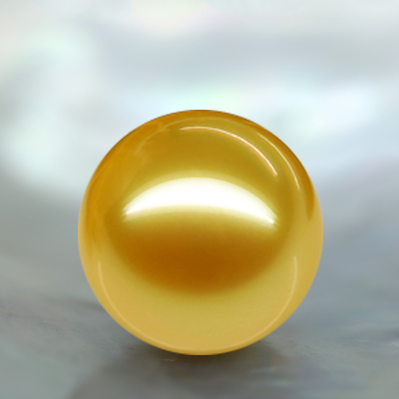 11-12mm正宗天然南洋金珠 金色珍珠 可自己diy 属于自己的饰品